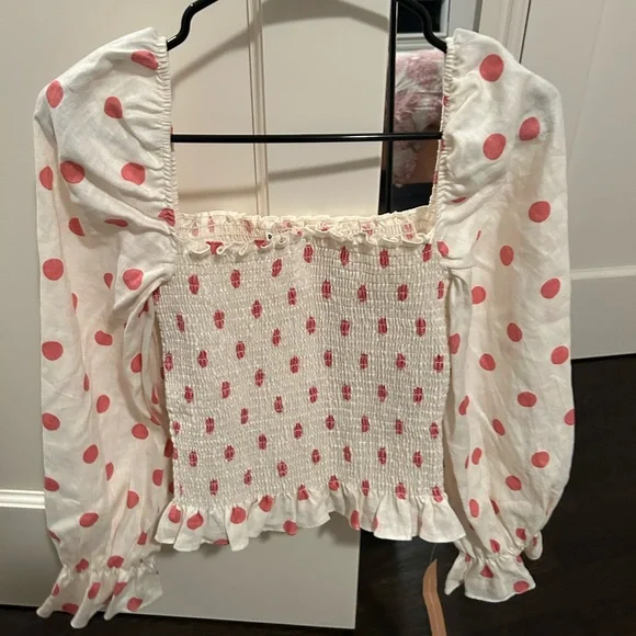 NWT Reformation polka dot top - Picture 2 of 5